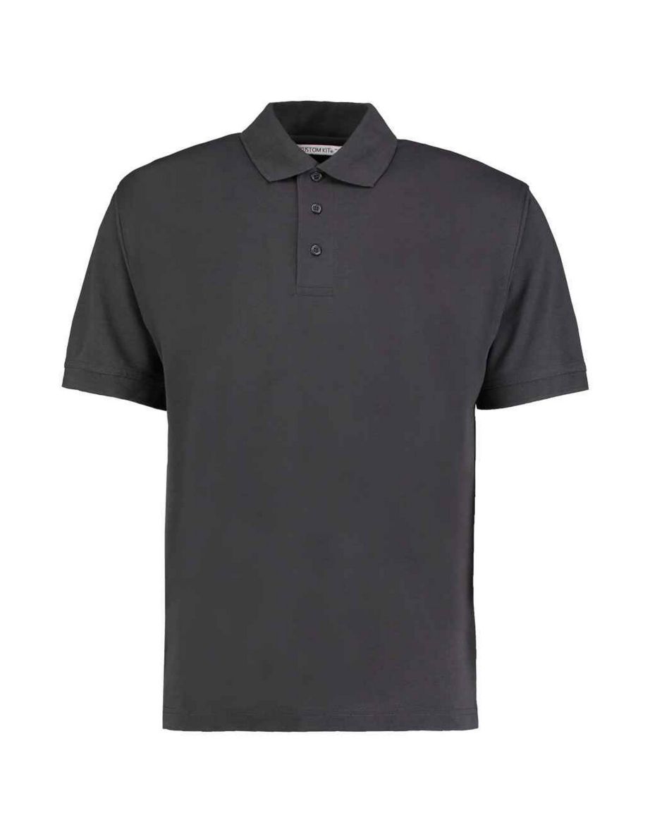 Kustom Kit Mens Klassic Piqué Polo Shirt - Graphite