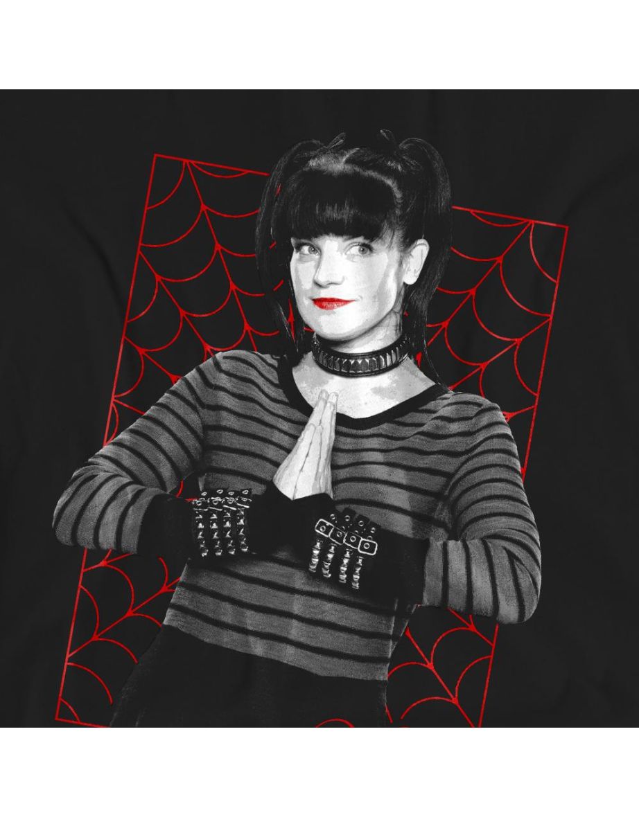 NCIS Unisex Adult Abby Web T-Shirt - Black - 3