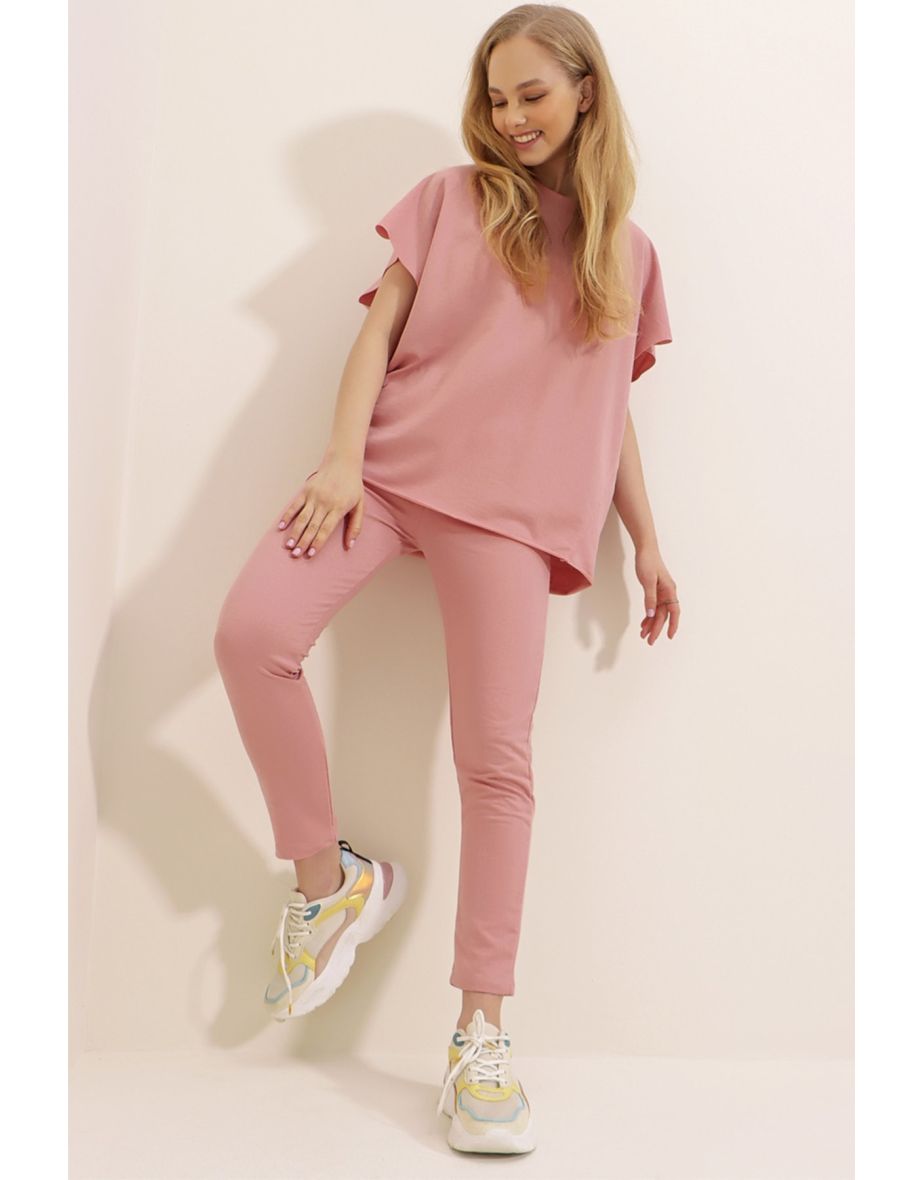 Sweatsuit - Pink - Relaxed fit