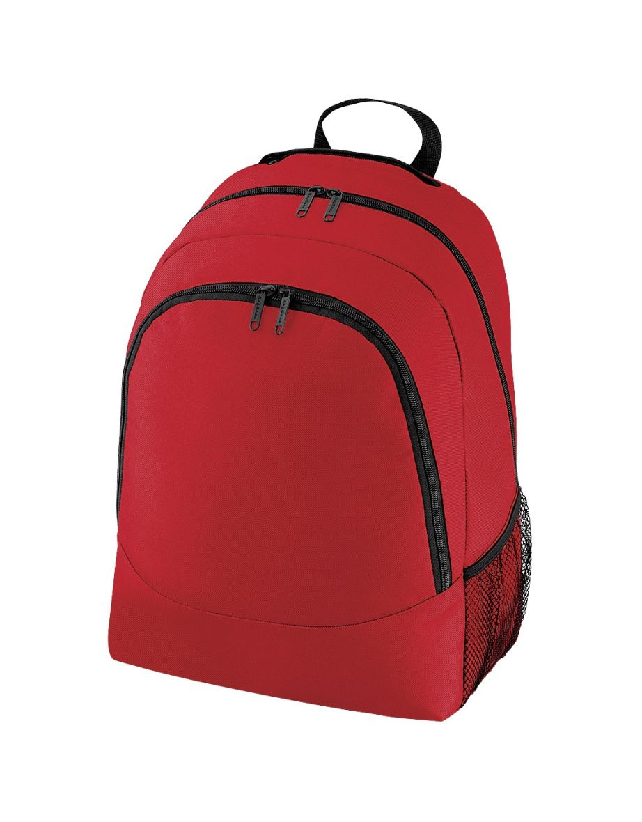 BagBase Plain Universal Backpack / Rucksack Bag (18 Litres) - Classic Red