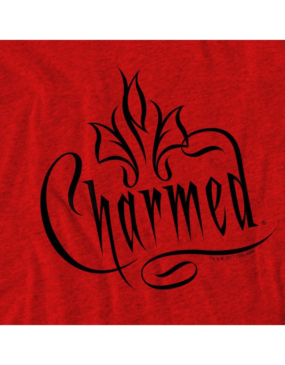 Charmed Unisex Adult Logo T-Shirt - Red - 3