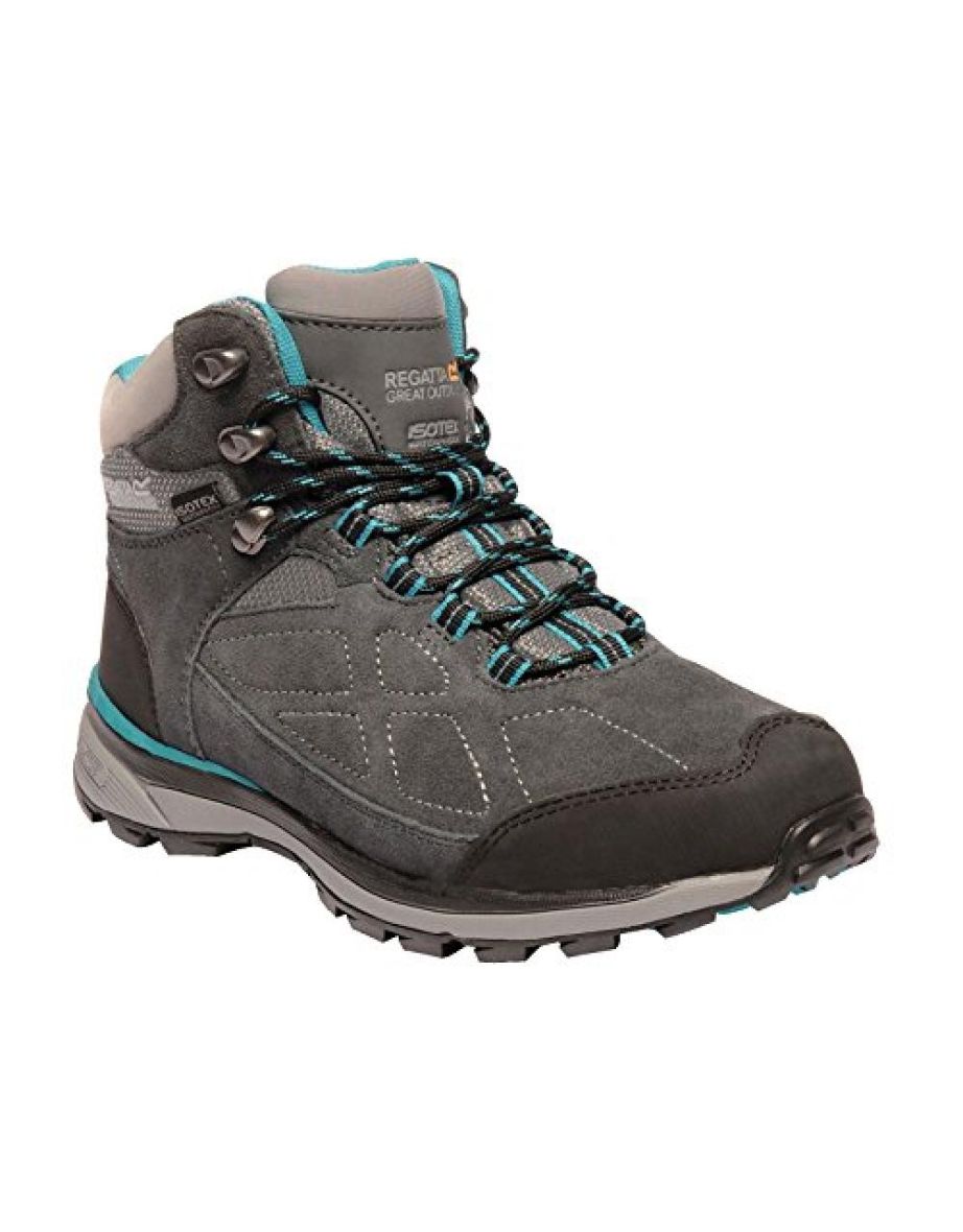 Regatta Womens/Ladies Samaris Suede Walking Boots - Briar/Atlantis Blue