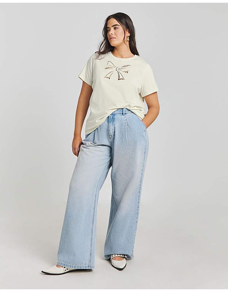 Bow Cut Out T-Shirt