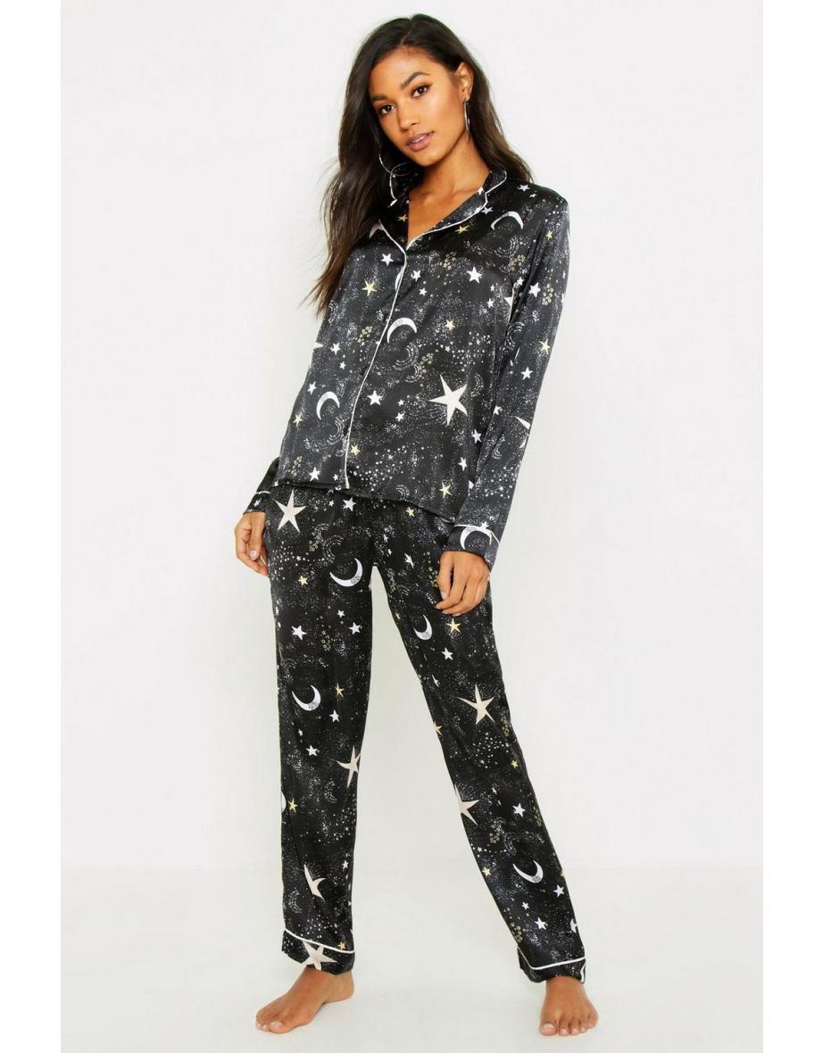 Galaxy Star PJ Trouser Set - black - 3