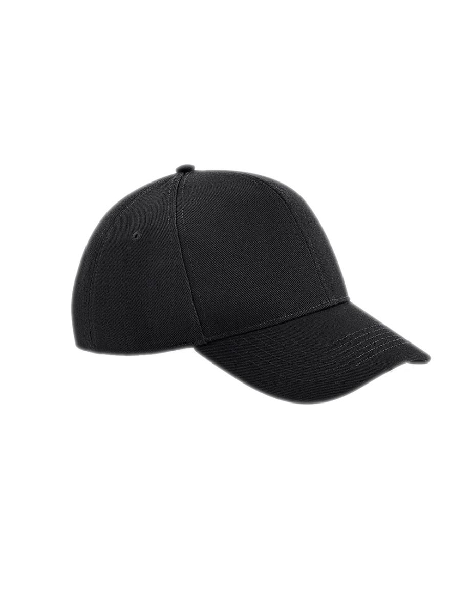 Beechfield Unisex Ultimate 6 Panel Cap - Black