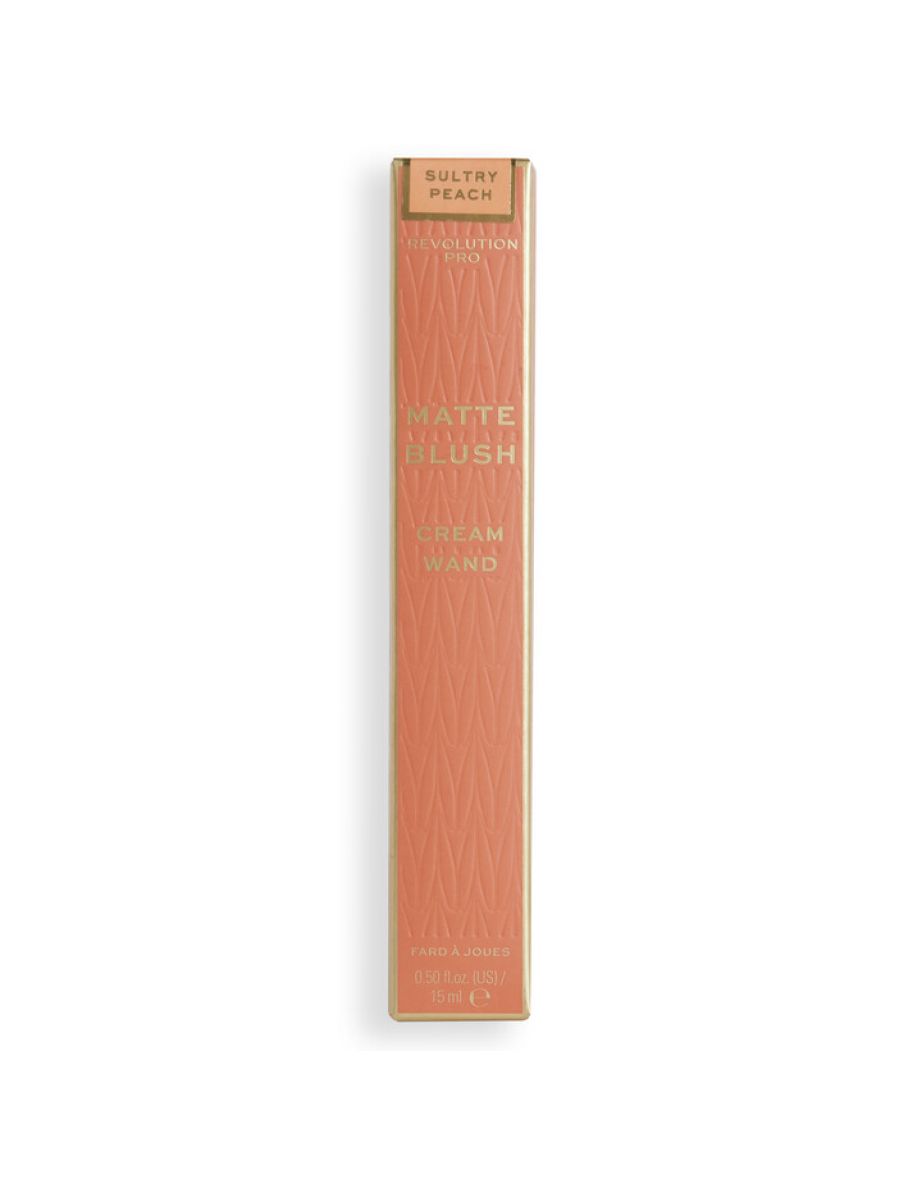 Revolution Pro Iconic Matte Cream Blush Wand Sultry Peach - 3