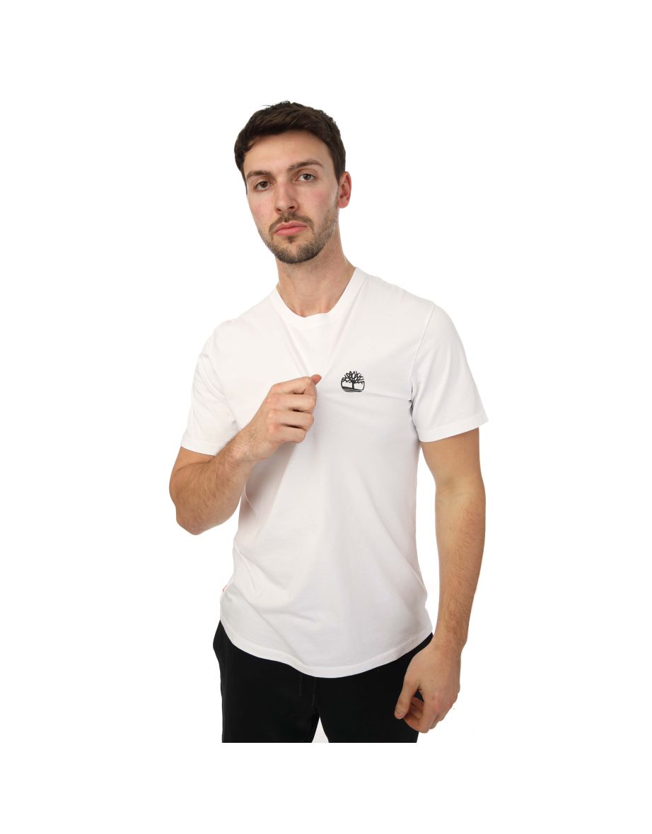 Men's Timberland Back Graphic T-Shirt in White - 3