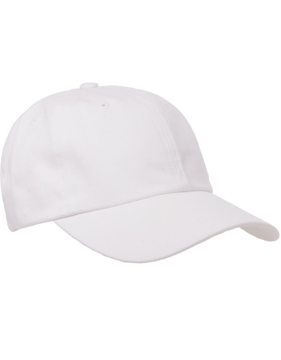 Flexfit By Yupoong Peached Cotton Twill Dad Cap - White - 3