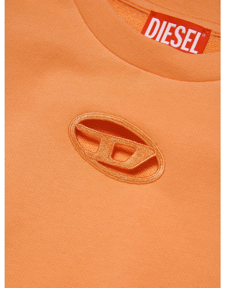 Girls Logo Sweatshirt in Orange - 3