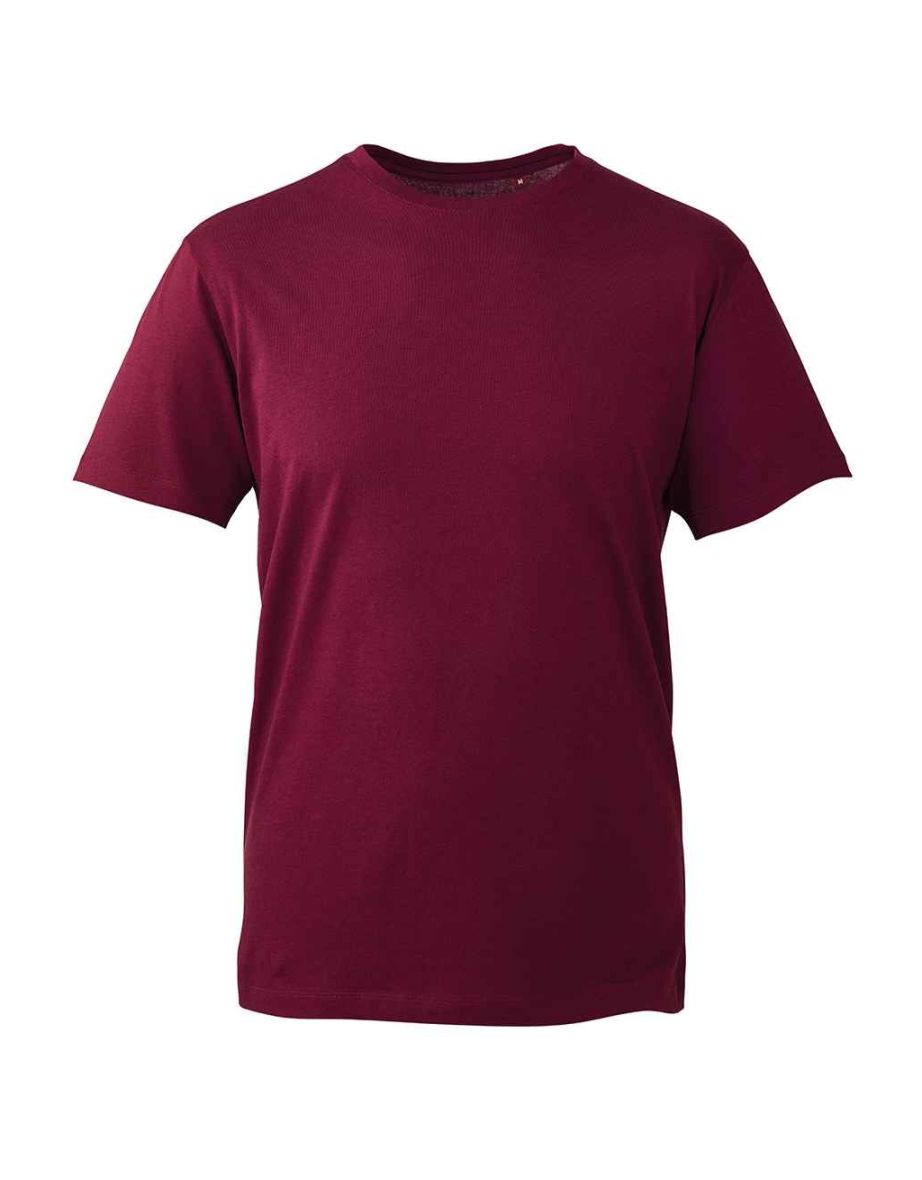 Anthem Mens Organic T-Shirt - Burgundy