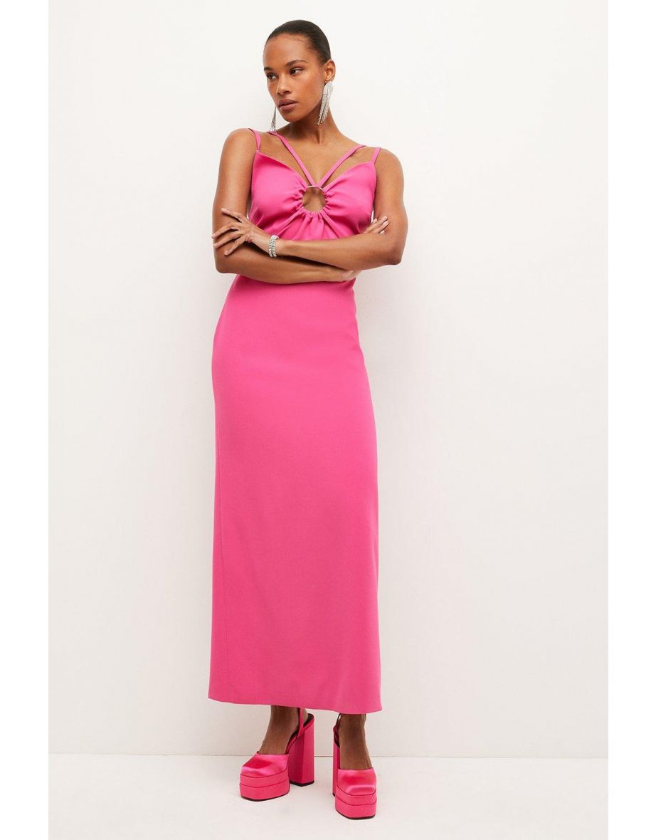 Karen millen best sale fuschia dress