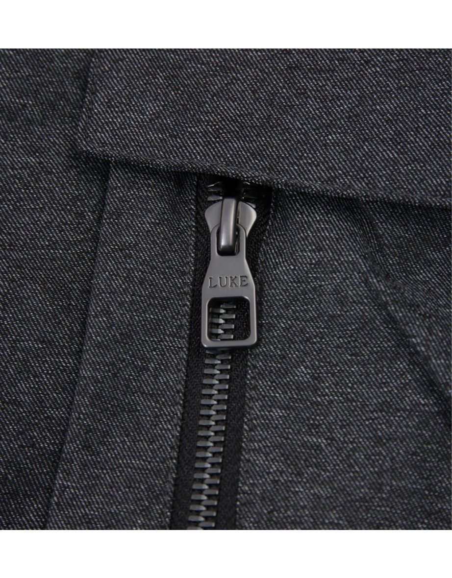 Men's Luke 1977 Utilitarian Technical Hooded Jacket in Grey - 8