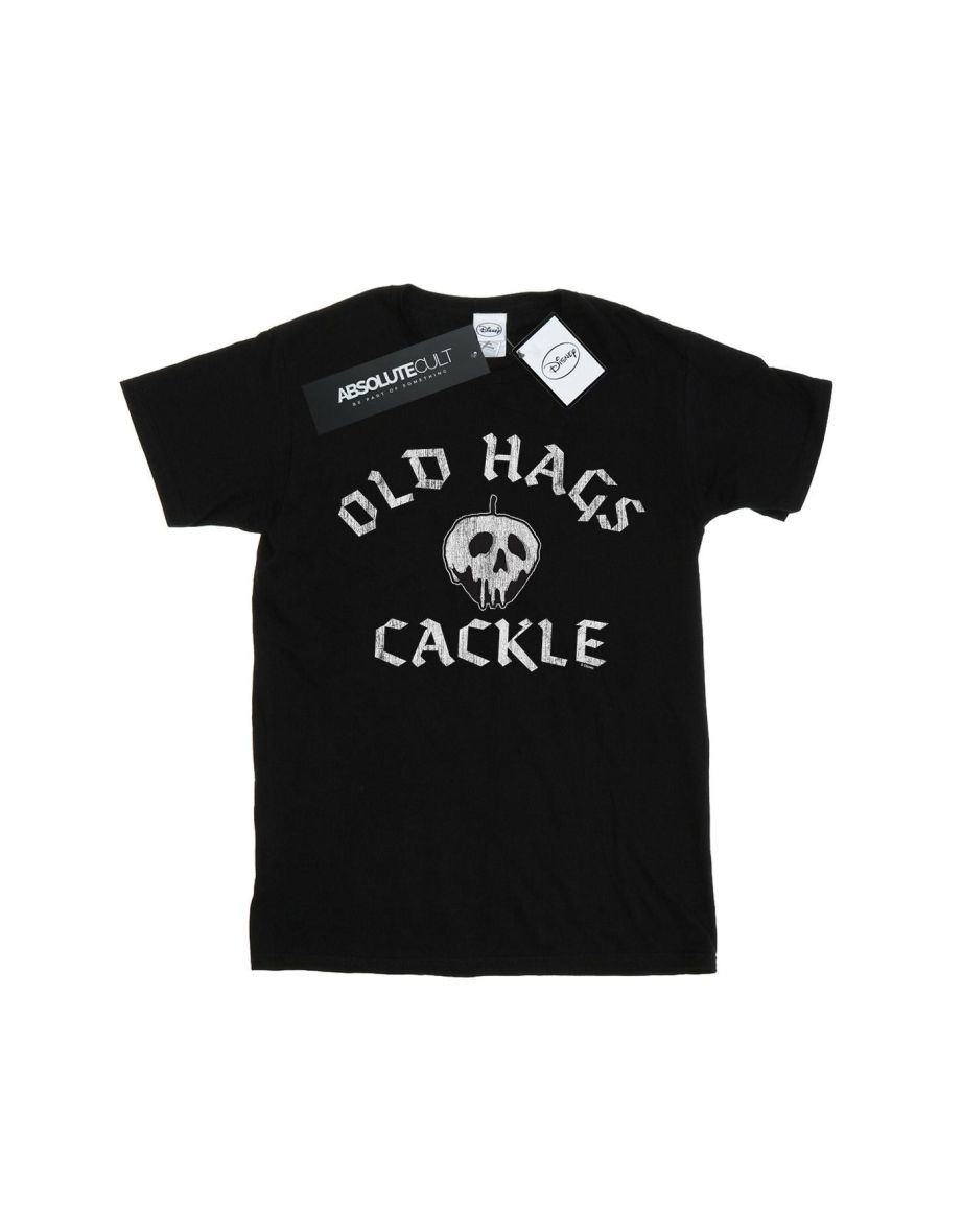 Disney Mens Snow White Old Hags T-Shirt - Black - 1
