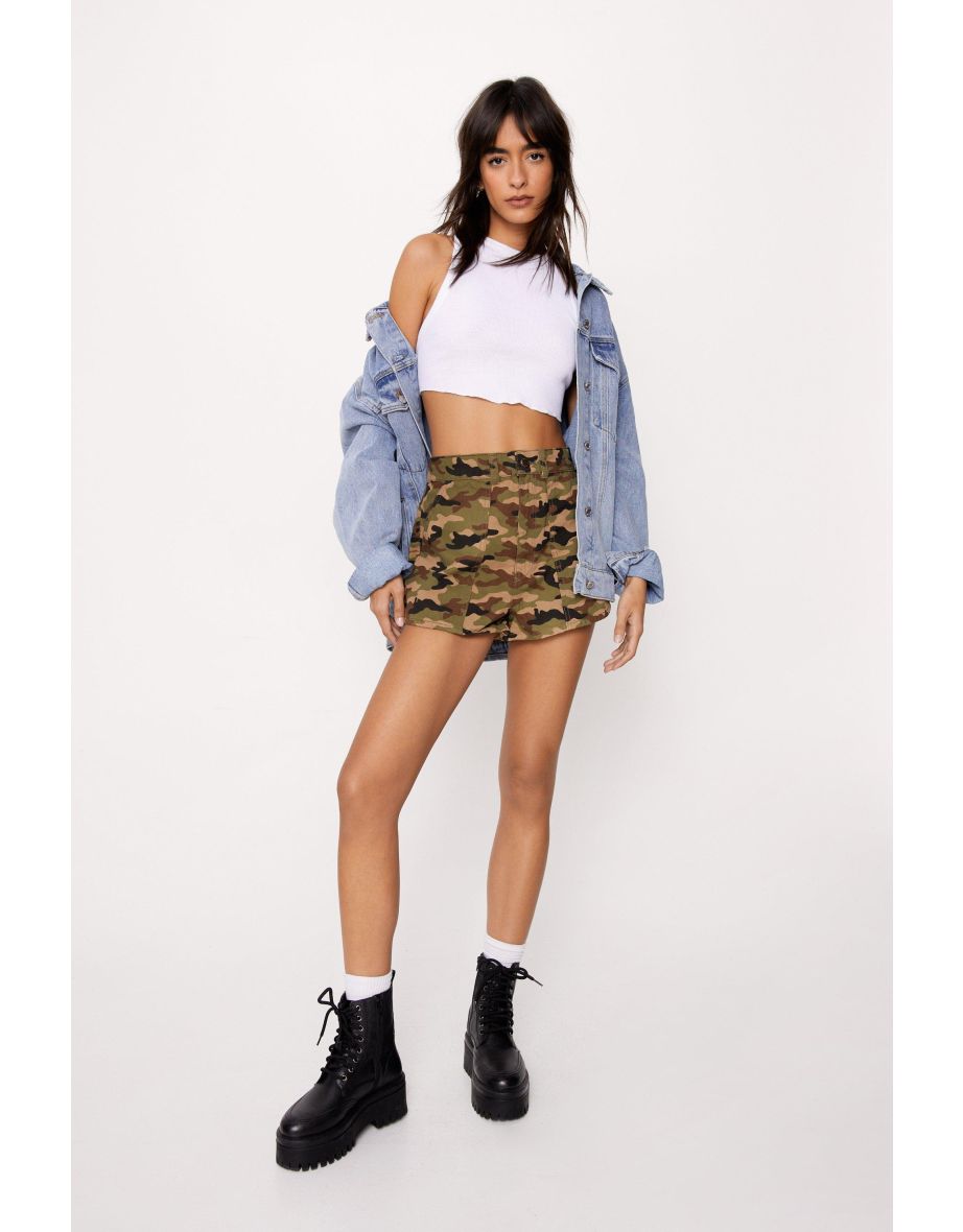 Nastygal Camo Short
