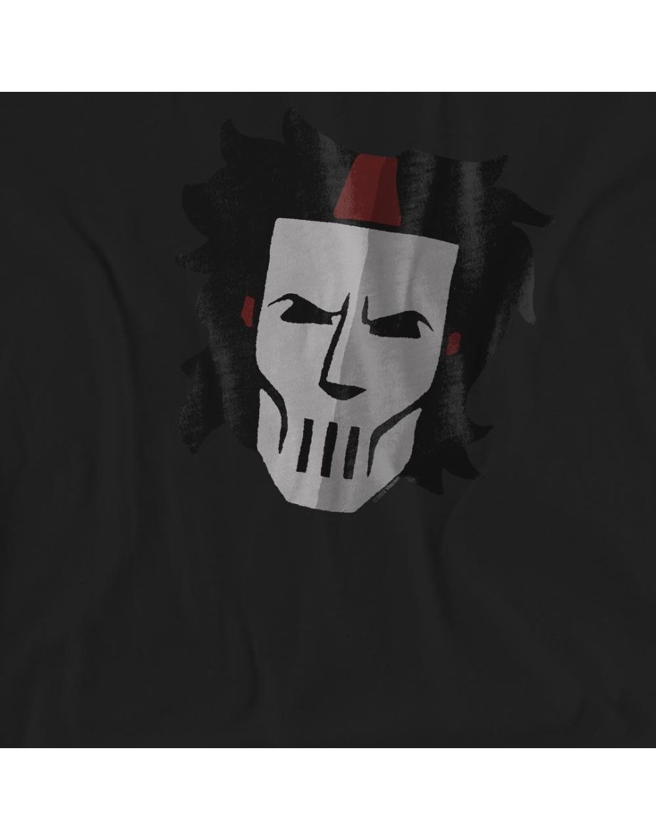 Teenage Mutant Ninja Turtles Unisex Adult Casey Jones Mask T-Shirt - Black - 3