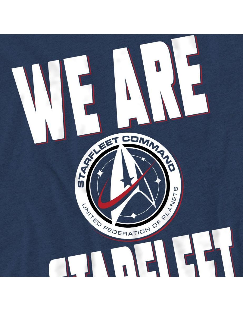 Star Trek: Discovery Unisex Adult We Are Starfleet T-Shirt - Navy - 3