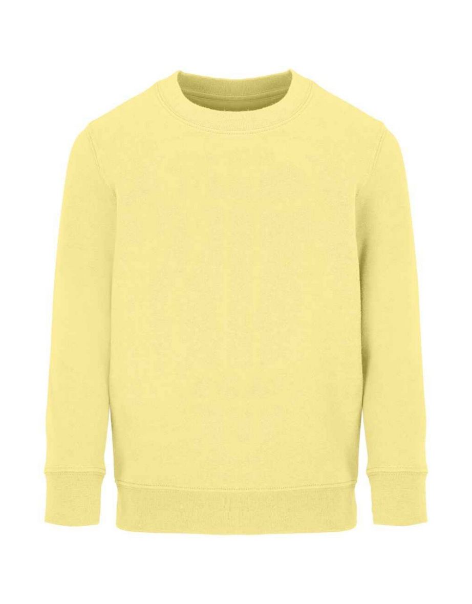SOLS Childrens/Kids Columbia Sweatshirt - Light Yellow