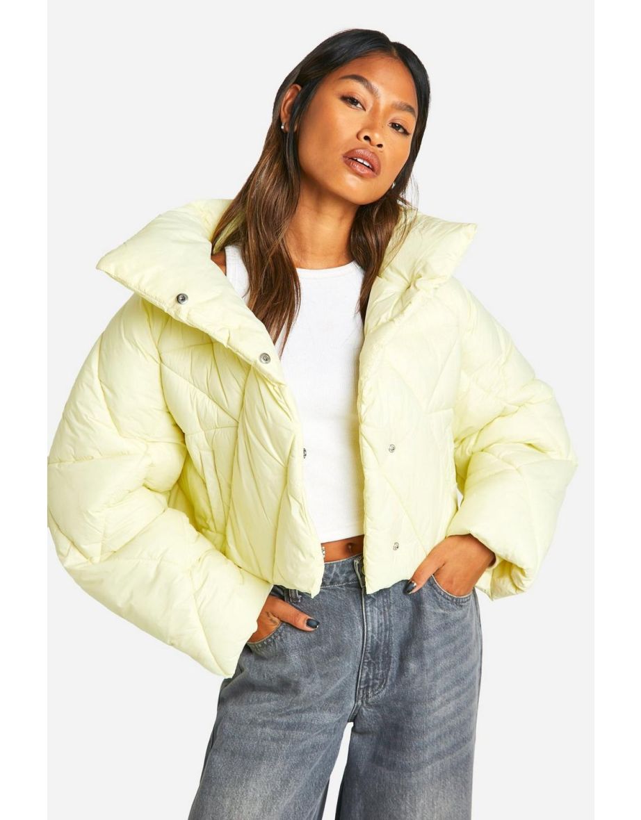Quilted Boxy Puffer Jacket - 3