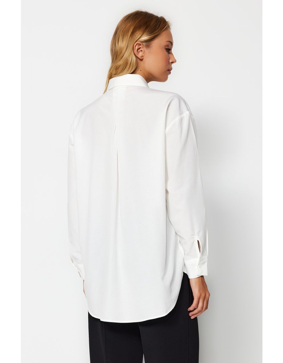 Shirt - Ecru - Oversize - 5