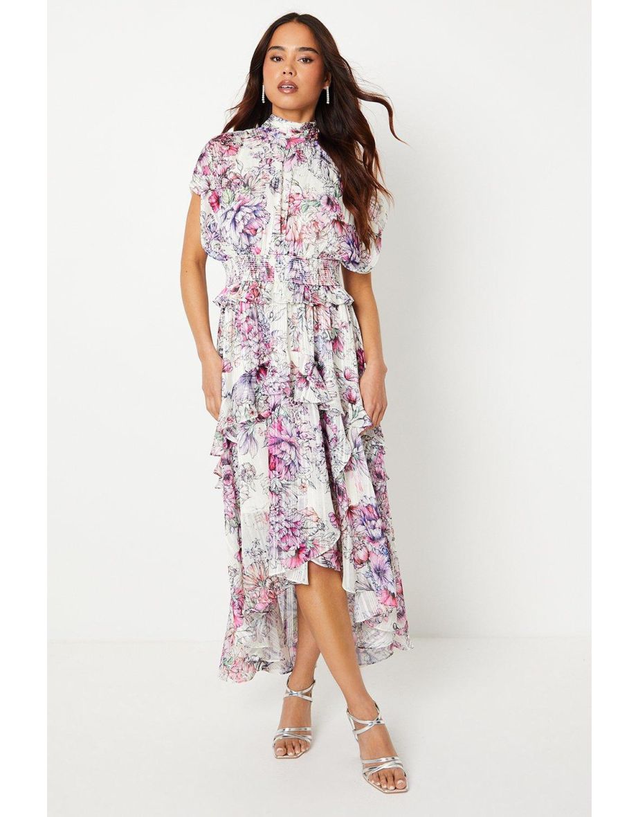 Petite High Low Hem Maxi Dress