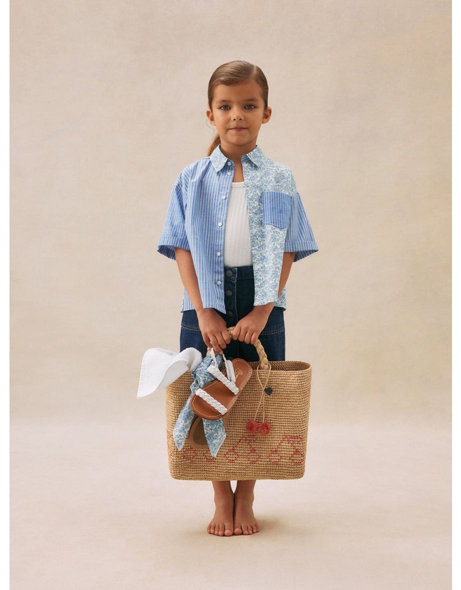 Girls Elyas Blouse in Blue