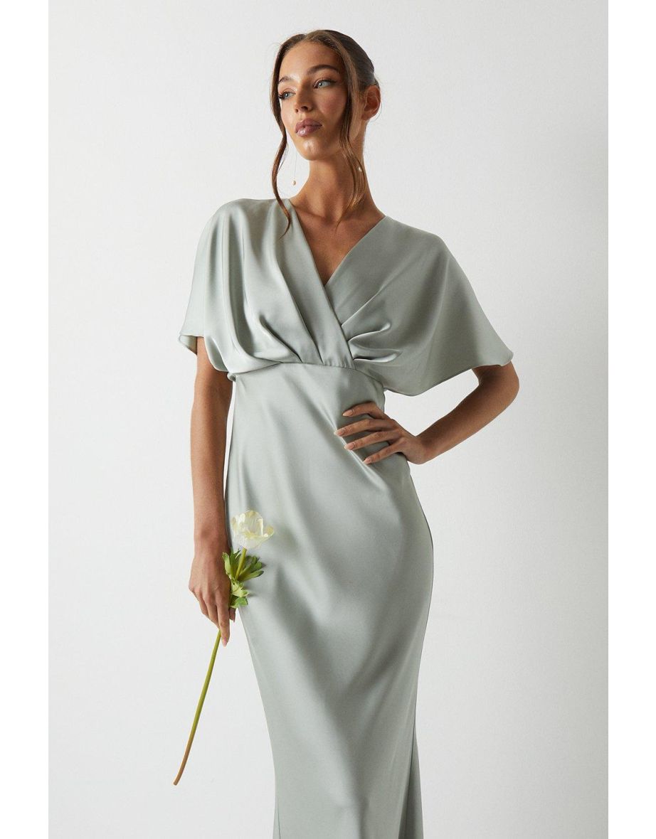 Batwing bridesmaid outlet dress