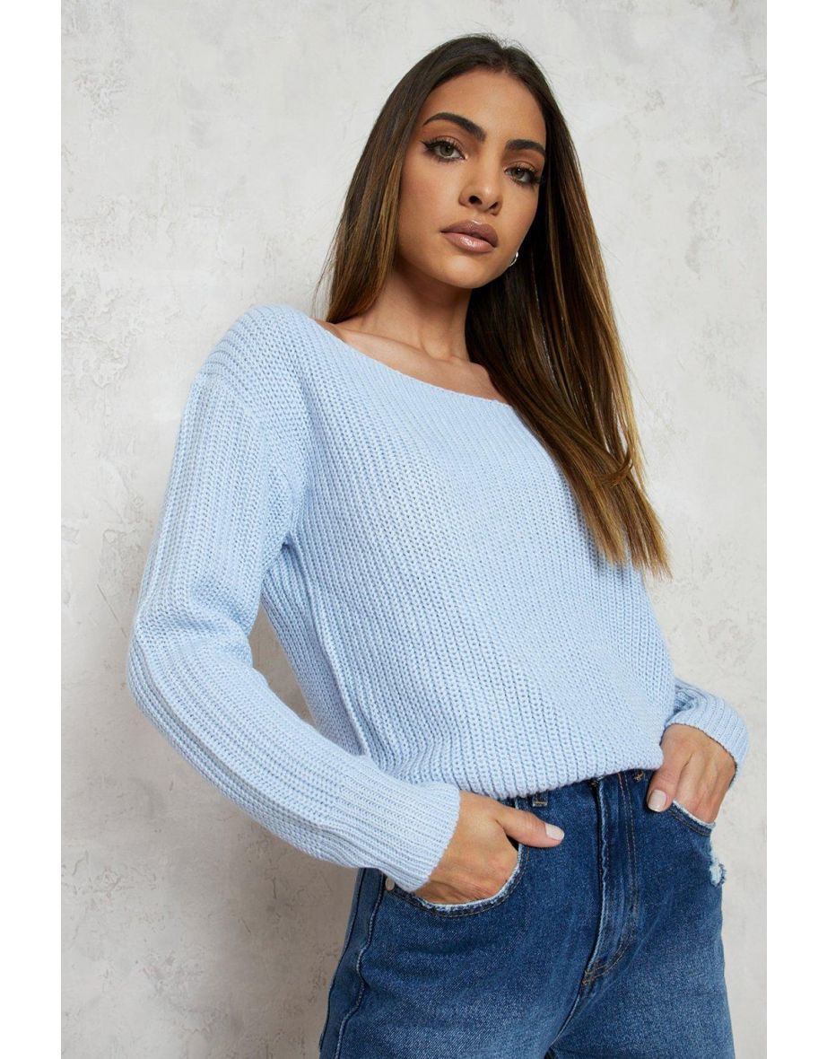 Crop discount fisherman jumper