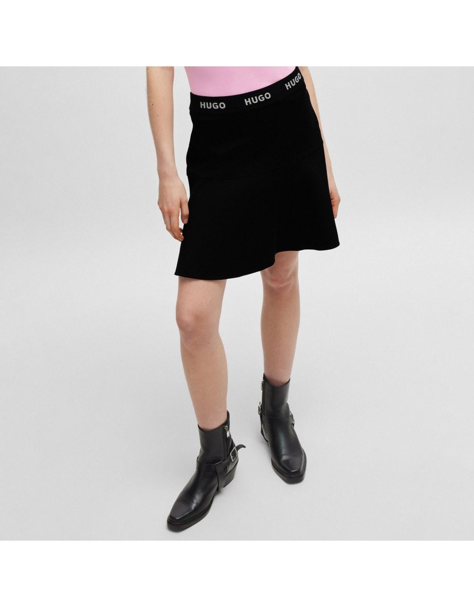 Women's Hugo Boss Relosana-1 Skirt in Black