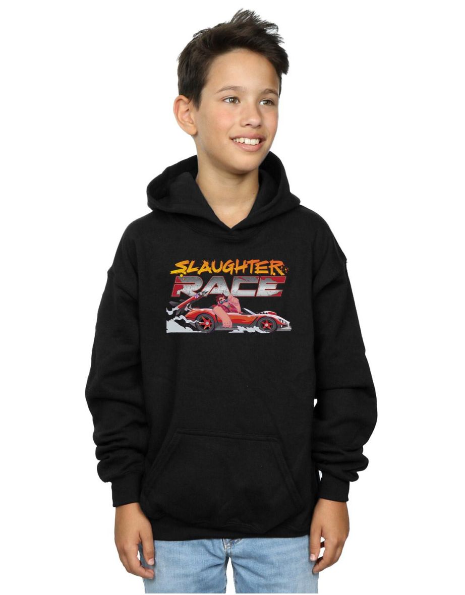 Disney Boys Wreck It Ralph Slaughter Race Hoodie - Black