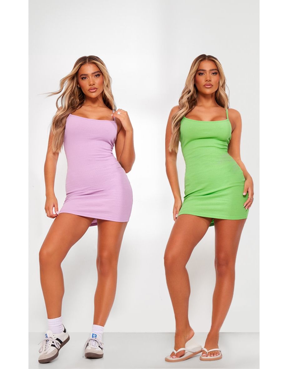 Bright green bodycon dress online