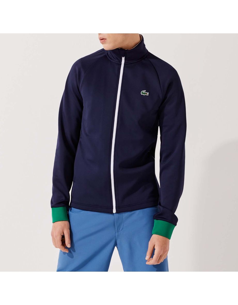Men's Lacoste Zip-Up Golf Jacket in Blue