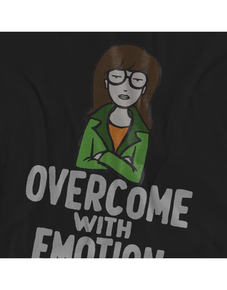 Daria Unisex Adult Daria Quote T-Shirt - Black - 3