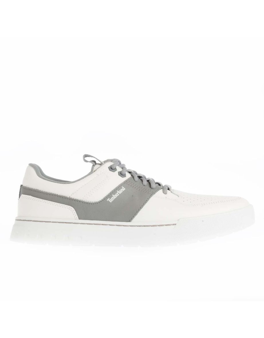 Men's Timberland Maple Grove Low Lace Trainers in White