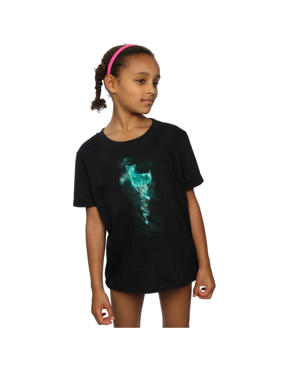 Harry Potter Girls Always Severus Snape Cotton T-Shirt - Black - 3