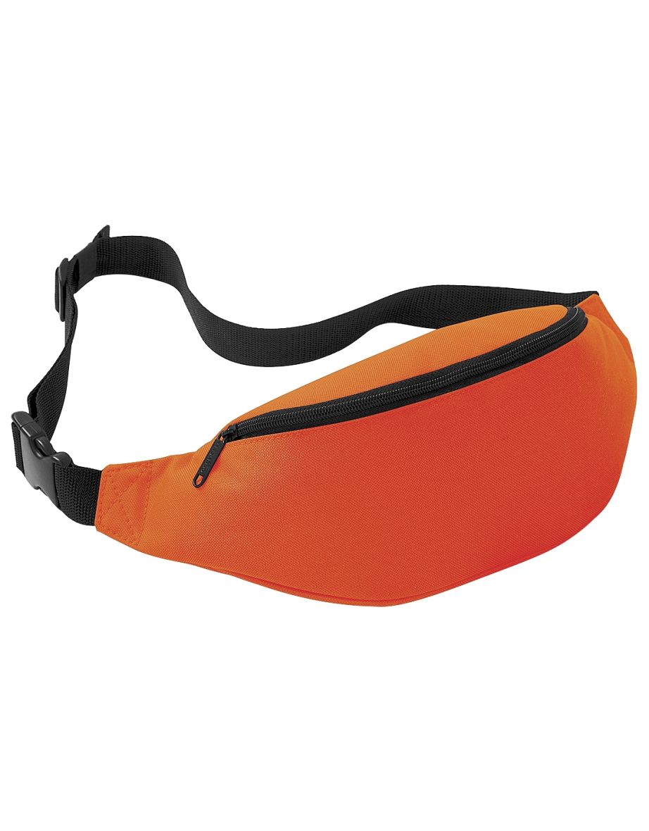 Bagbase Adjustable Belt Bag (2.5 Litres) (Pack of 2) - Orange
