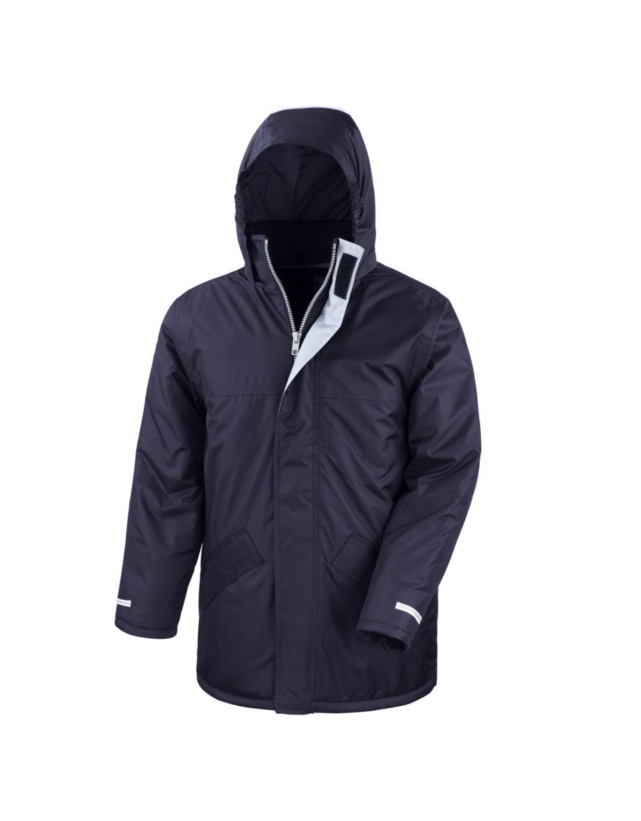 Result Mens Core Winter Parka Waterproof Windproof Jacket - Navy Blue - 2