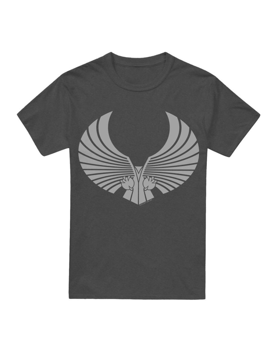Star Trek Unisex Adult Romulan Logo T-Shirt - Charcoal