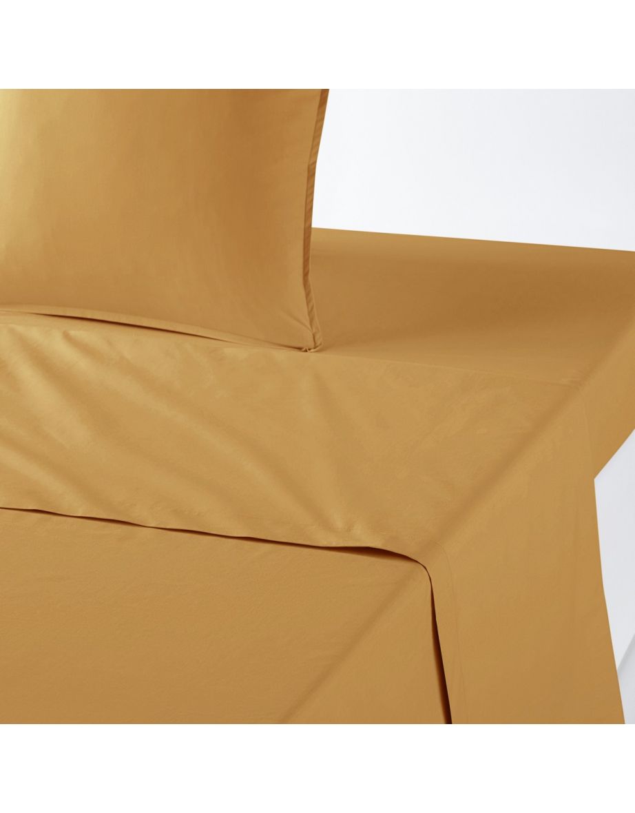 Organic Cotton Percale Flat Sheet