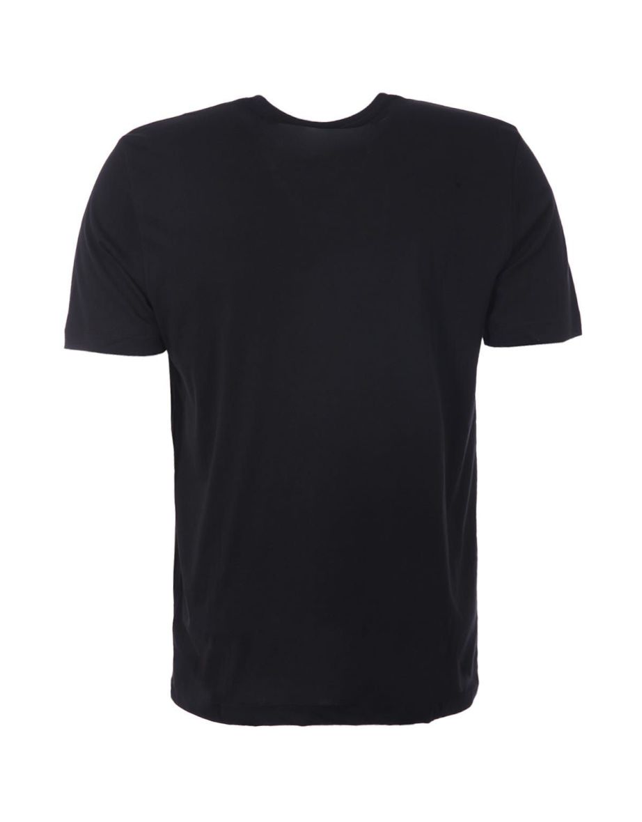 Men's True Religion Circle Horseshoe Logo Crew Neck T-Shirt in Black - 1