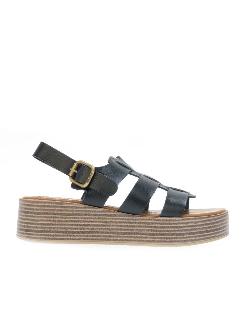 Women's Blowfish Malibu London-B Platform Sandals in Black