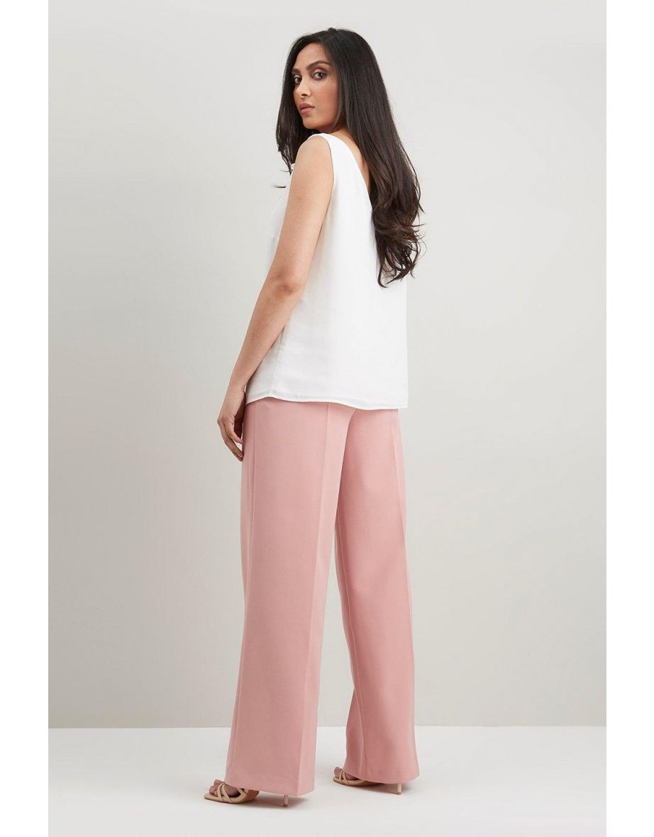 Petite Wide Leg Trouser - 2