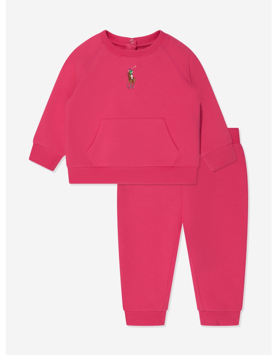 Girls ralph cheap lauren tracksuit