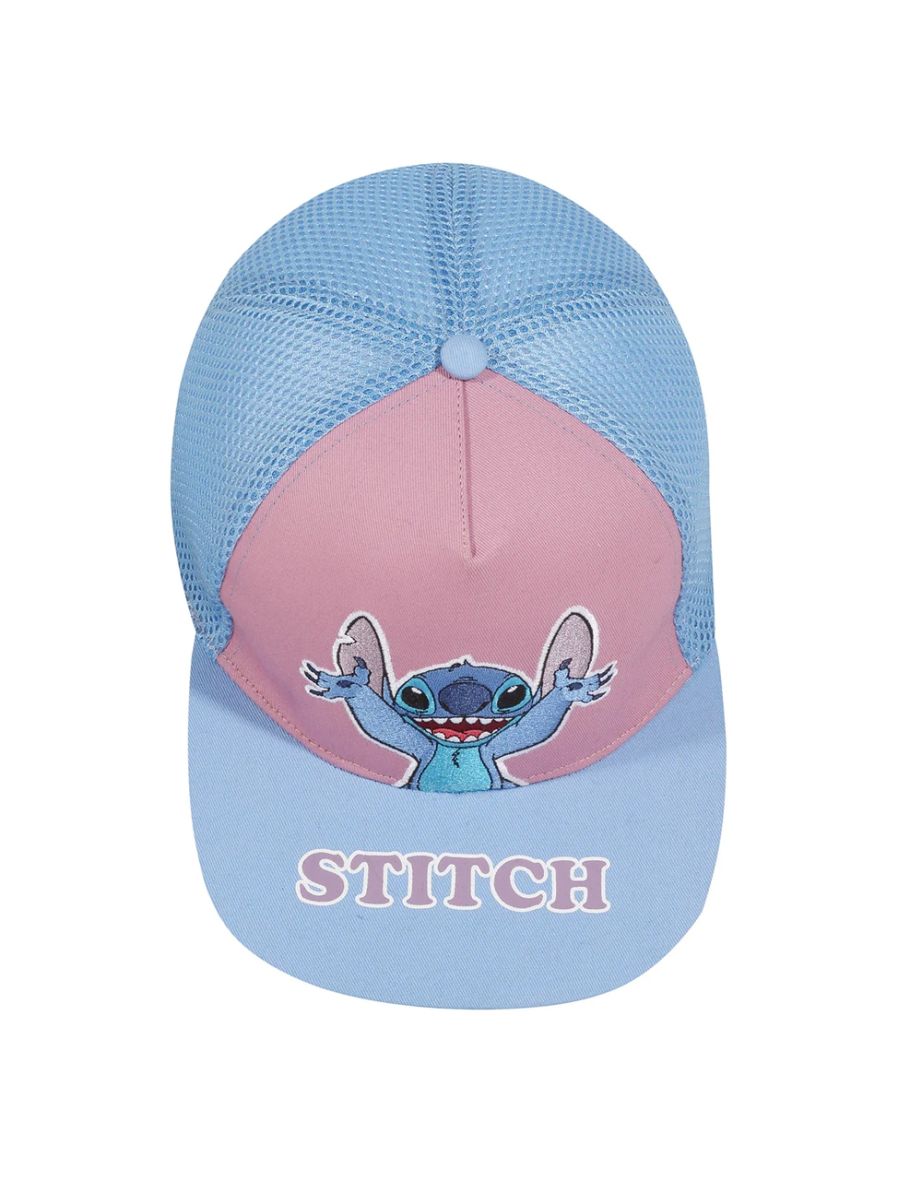 Lilo & Stitch 5 Panel Trucker Cap - Blue/Pink - 2