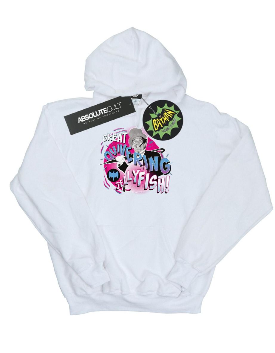 DC Comics Girls Batman TV Series The Penguin Jellyfish Hoodie - White