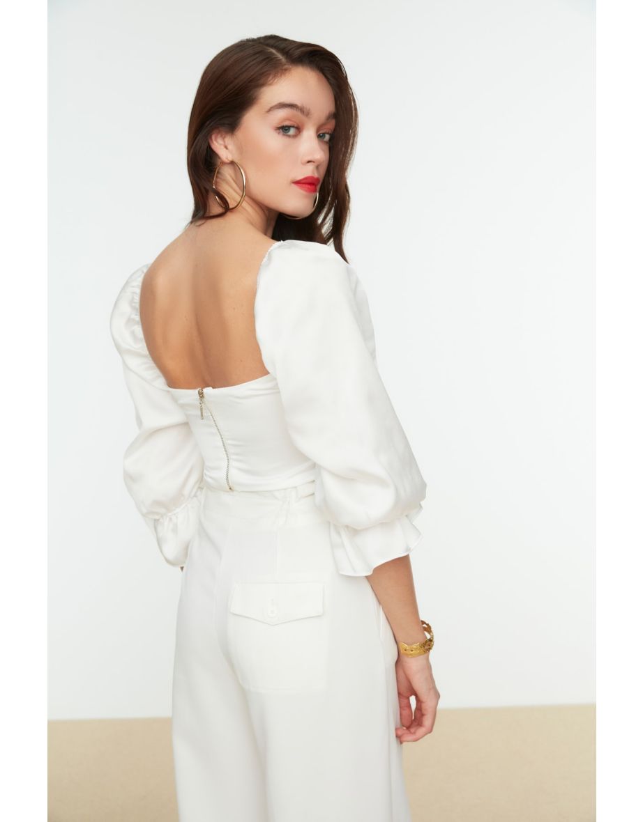 Blouse - White - Regular fit - 5