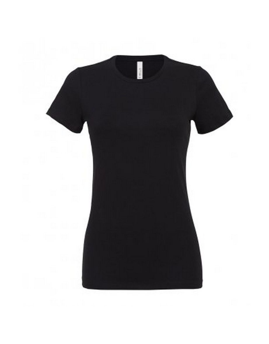 Bella + Canvas Womens/Ladies Relaxed Jersey T-Shirt - Black