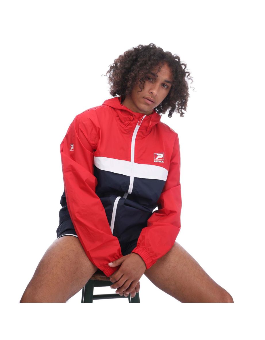 Men's Patrick Cagoule Windbreaker in Red - 3