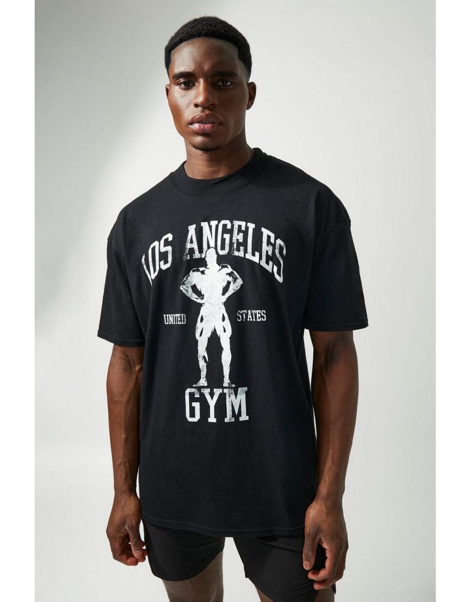 Man Active Gym Basic Oversized T-shirt