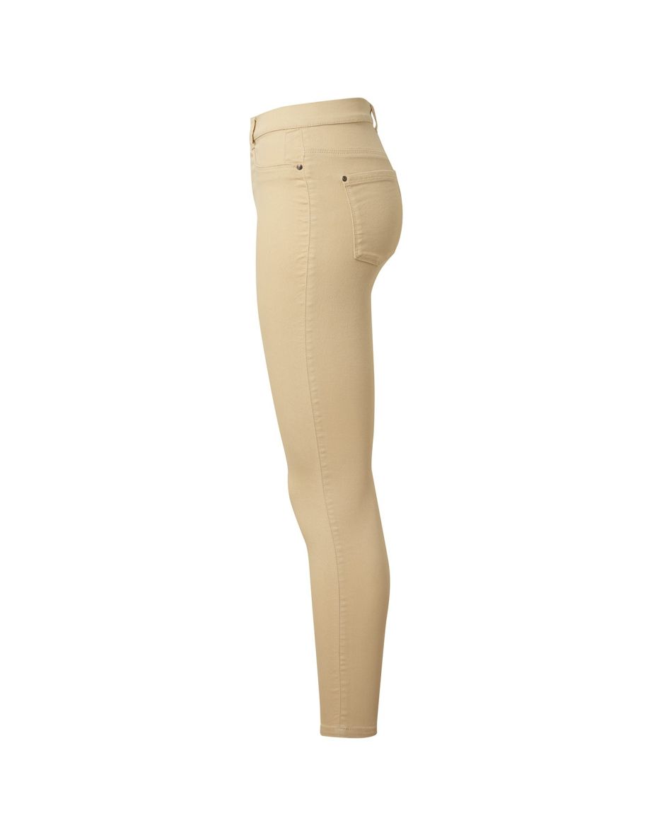 Asquith & Fox Womens/Ladies Classic Fit Jeggings - Natural - 2