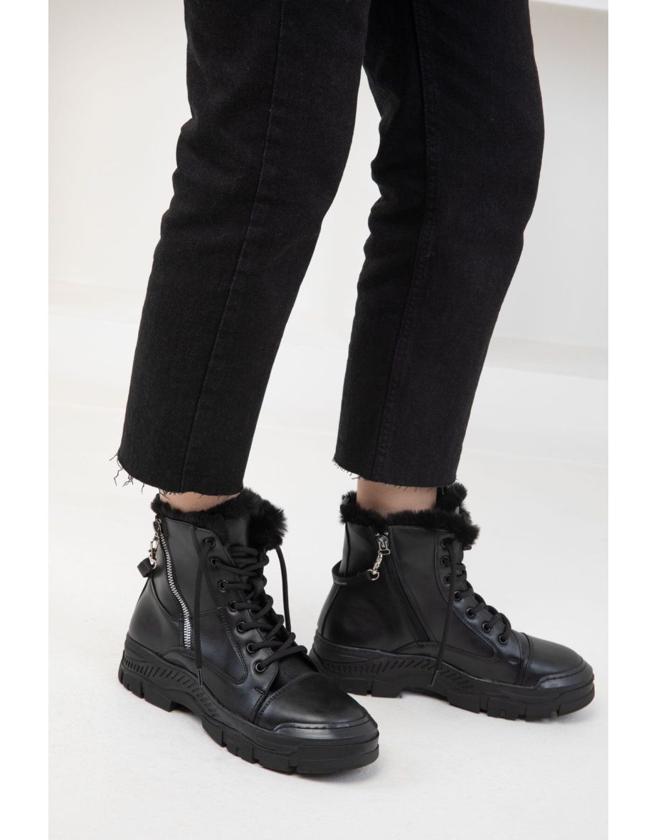 Black Women's Boots & Bootie - 4